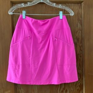Pink A-Line Mini Skort for Casual Wear